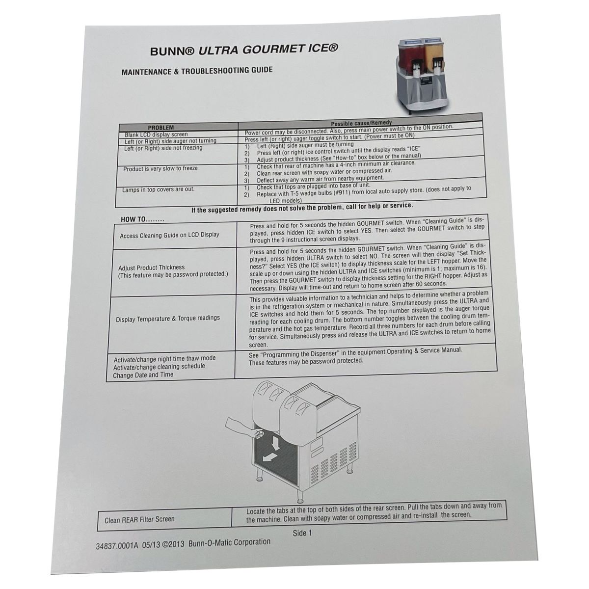 INSTR, MAINTENANCE CARD ULTRA