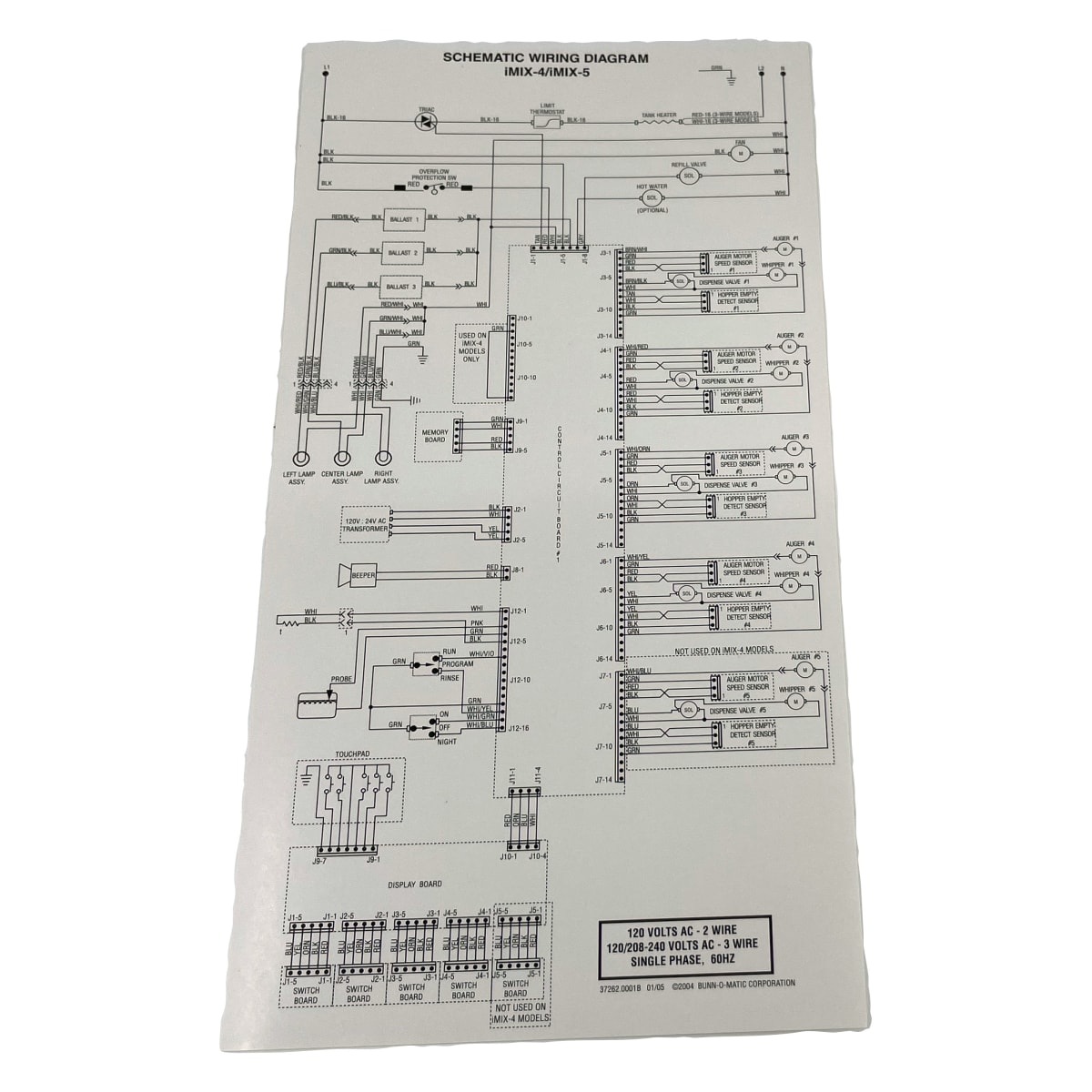 SCHEMATIC,ELECTRICAL iMIX-4/5
