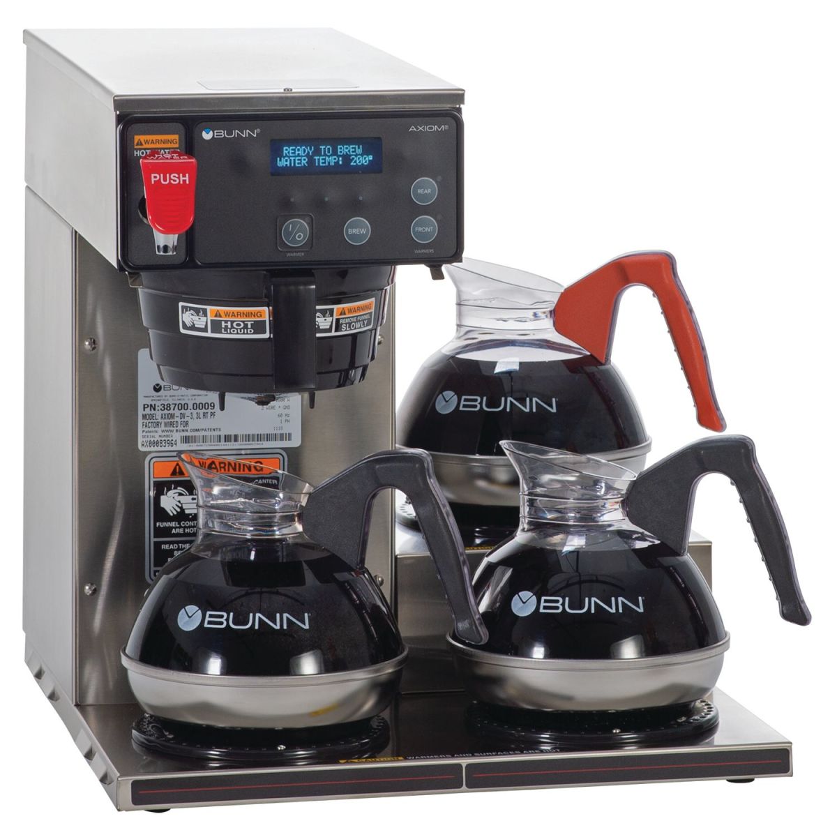 AXIOM® DV-3 (3 Lower Warmers) - Coffee - BUNN Commercial Site