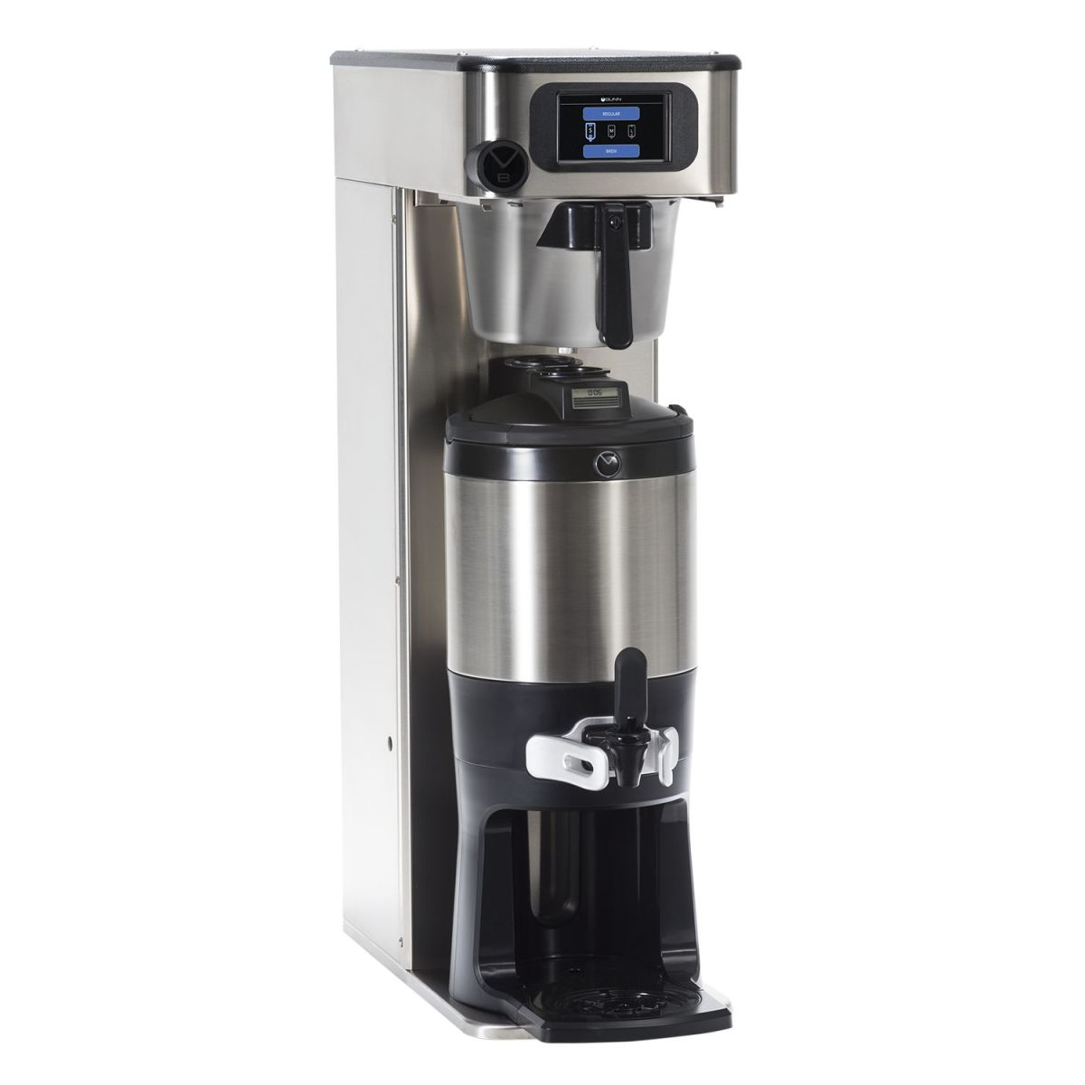 Bunn 53300.0100 ICB-DV Platinum Edition Infusion Series Black / Silver  Single Automatic Coffee Brewer - Dual Voltage