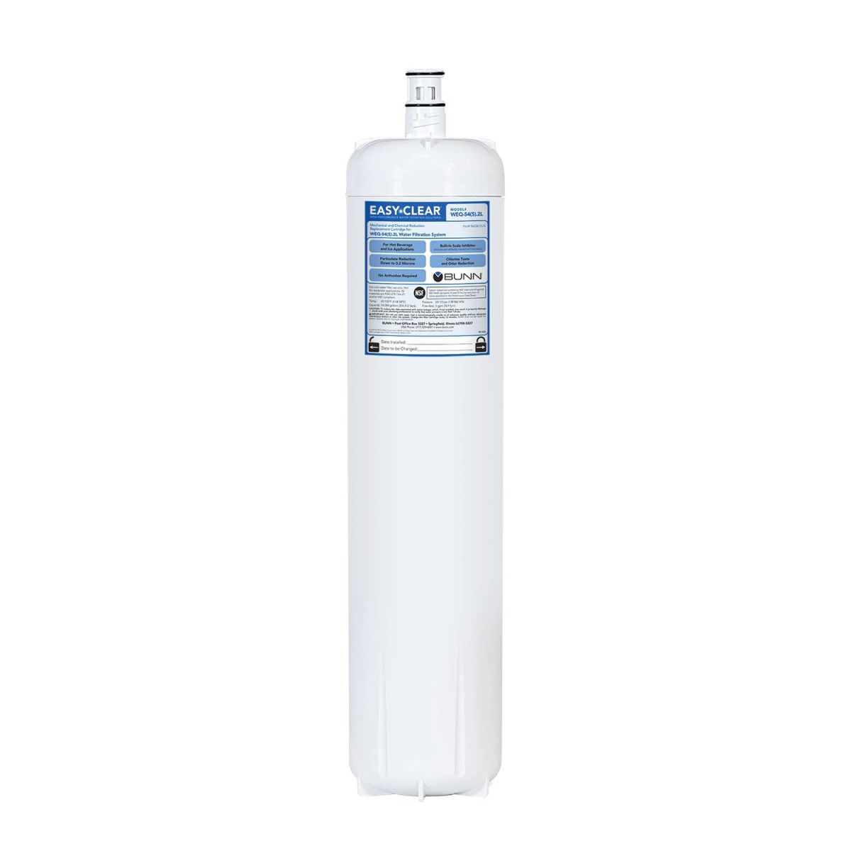 WEQ 54 5 .2L CARTRIDGE Water Filters BUNN Commercial Site