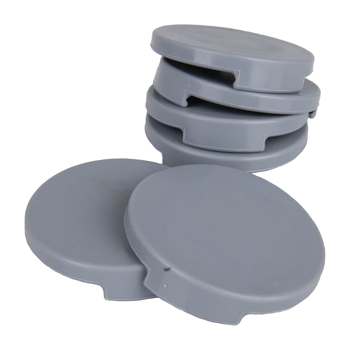 KIT, GRAY SILICONE CAPS 6 PER