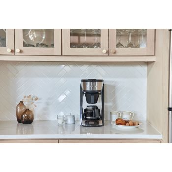 Coffee maker cabinet