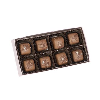 Pease's Milk Chocolate-coated Chocolate Sea Salt Caramels
