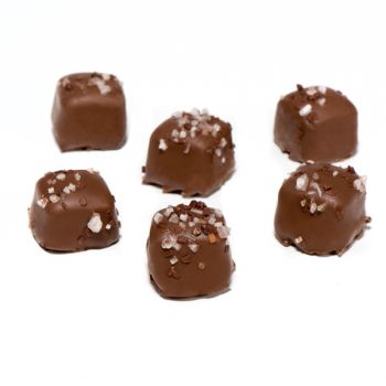 Pease's Milk Chocolate-coated Chocolate Sea Salt Caramels