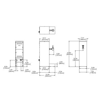 26300.0001 Bunn H10X-80-208, 212F, Hot Water Dispensers