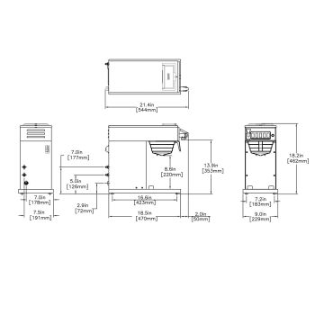 Diagnhos  cafetera individual CWTF15-TC, modelo 12950.036, marca Bunn.