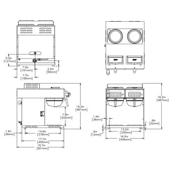 CWTF 2/2 Twin (2 Upper/2 Lower Warmers)