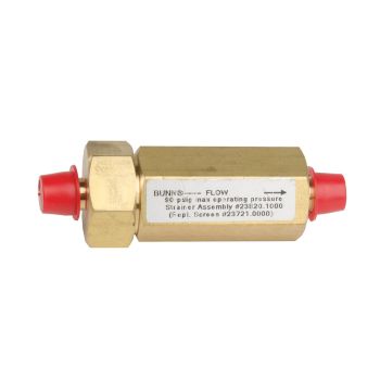 WATER STRAINER,W/CAP.250 FLARE