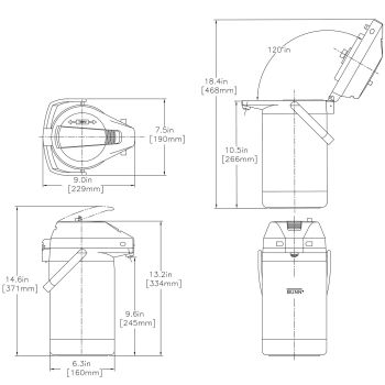 BUNN 2.2 Liter Airpot (28696.0002) (286960002)