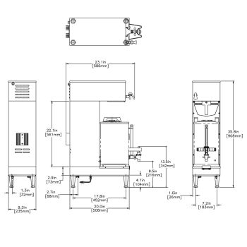 Single® SH Soft Heat® DBC® Stainless 120/240V - Coffee - BUNN Commercial  Site