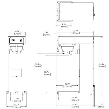 Bunn TB3 3gal (11.4L) Iced Tea Brewer