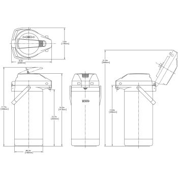 Bunn SST 3.0 Liter Airpot Stem Assembly