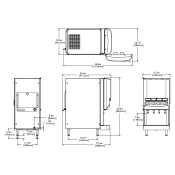 Dependable Industries Inc. Essentials - Prensa francesa con exterior de  plástico protector – Prepara café fresco y té, método preferido de 20 onzas