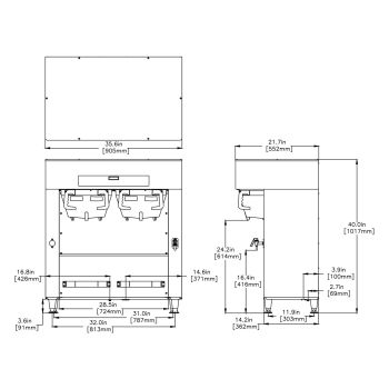 Titan® Dual DBC® 120/208V Brewer - Coffee - BUNN Commercial Site