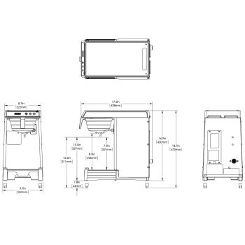 Bunn Wave Combo Coffee/Tea Brewer