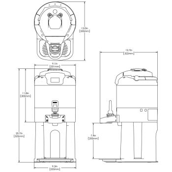 1Gal(3.8L) TF Server -with Base- Digital Sight Gauge, GEN3
