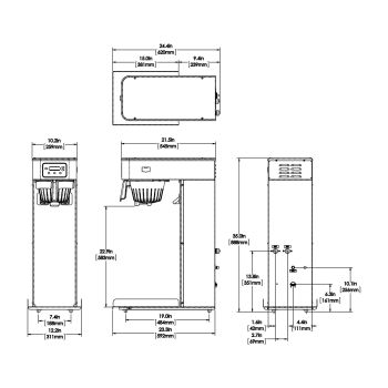 ITBA, 220V Dual Dilution/Dual Sweetener - Iced Tea - BUNN Commercial Site