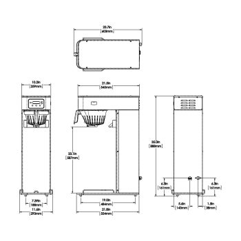 Bunn 52200.0000 120V Infusion 3/5 Gallon Iced Tea Brewer