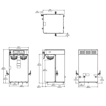 Bunn ICB Infusion Series Programmable Coffee Brewer Dual Design Tall  Profile BlackSilver - Office Depot