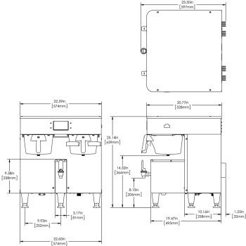 ICB Twin Tall, 120/240V Stainless Steel - Coffee - BUNN Commercial Site