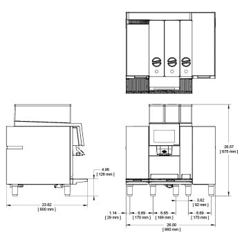 Black & White 4C CTM P-F-RS Superautomatic Espresso