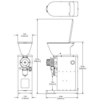 BUNN G Series VH Coffee grinder 3D model