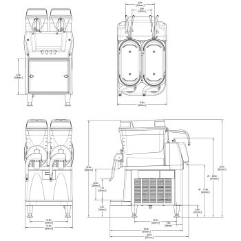 ULTRA NX, 120V BLK CFV - Frozen Granita/Slushy - BUNN Commercial Site