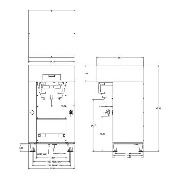 PERCOLADORA BUNN Titan® Dual DBC® 120/240V Brewer - CoffeeMatters