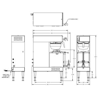 BUNN (Bunn O' Matic) AXIOM Coffee Machine - by Foodmach Inc.