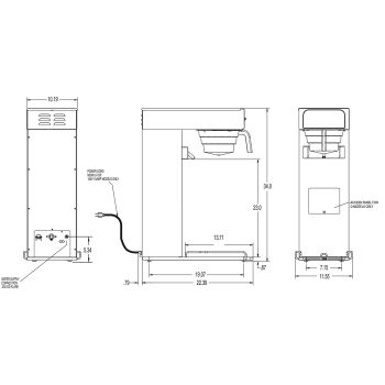 Bunn TB3Q 3 Gallon Commercial Iced Tea Brewer Maker, 120V Tea Dispense – MS  Restaurant & Equipment Sales