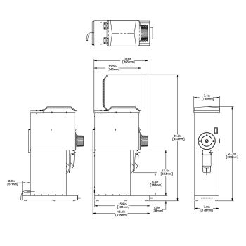 Bunn G9T HD Commercial Coffee Grinder (05800.0027) — wmfoodequip