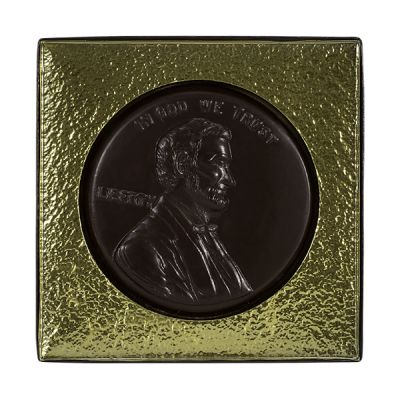 Giant-sized Dark Chocolate Lincoln Penny