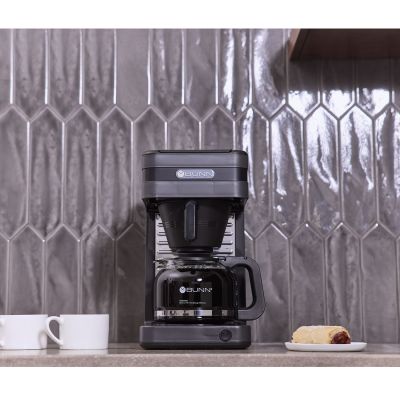 Elite Gourmet 5-Cup Drip Coffee Maker Stainless