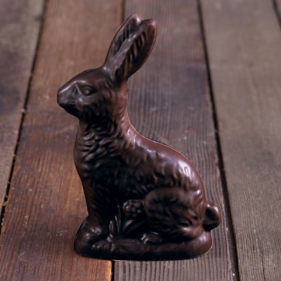 Dark Chocolate Sitting Easter Bunny