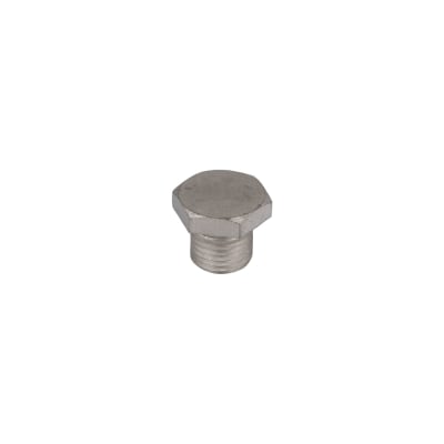 PLUG,HEX HD .500-20 UNF-TIN PLATED