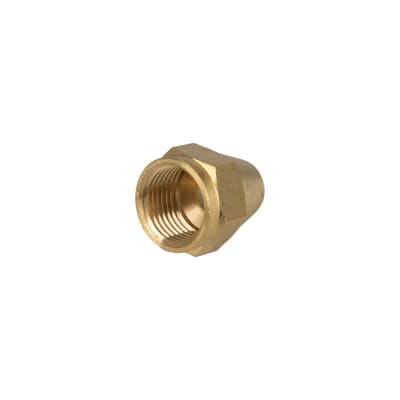 NUT, FLARE- BRASS .375