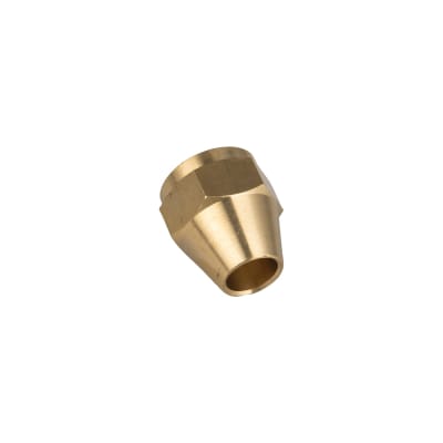 NUT, FLARE- BRASS .375