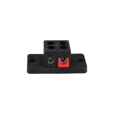 TERMINAL BLOCK,2 POLE-RED/BLK