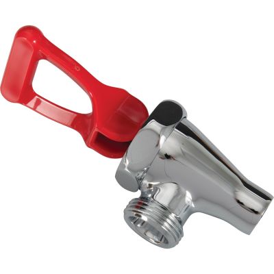 FAUCET ASSY,CRM W/RED NO TEXT