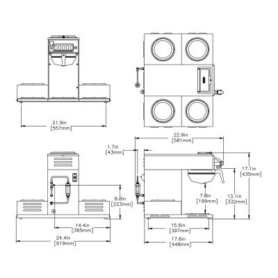 CRTF5-35, SST Funnel/5 Lower Warmers