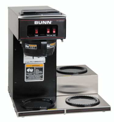 Bunn VP17-1 12-Cup Commercial Coffee Maker, 1 Warmer, 13300.0001