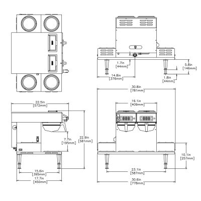 CWTF 0/6 Twin (6 Lower Warmers)