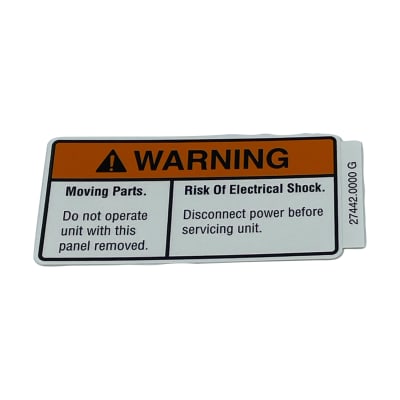 DECAL, WARNING-MOVING PARTS