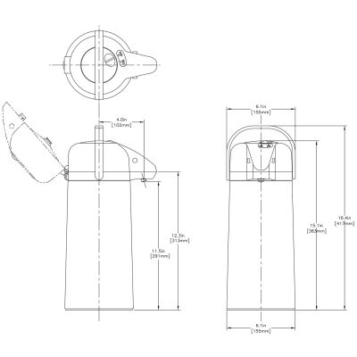 2.2L Push Button Airpot (Case of 6)
