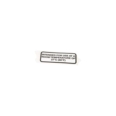 DECAL, ROOM TEMPERATURE