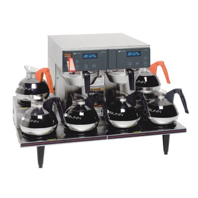 Bunn VPS 12 Cup Pourover Coffee Brewer with 3 Warmers - 120V (Bunn 04275.0031)