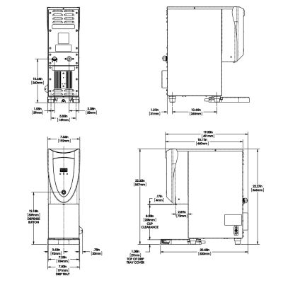 H3X ELEMENT, Stainless Steel, 208V