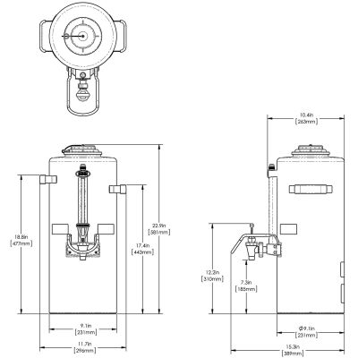 1.5Gal ( 5.7L) Titan® TF ThermoFresh® Server