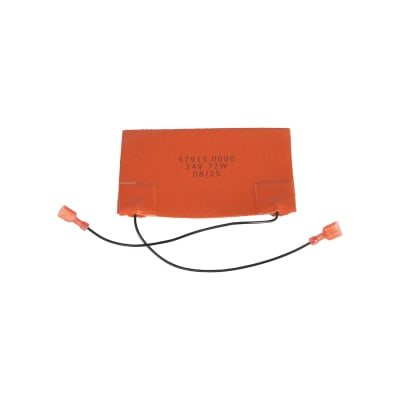 HEATER,SILICONE PAD 72W 24V DC .060" THK
